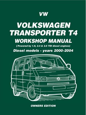 cover image of VW Volkswagen Transporter T4 [ Powered by 1.8, 2.4 & 2.9 Diesel engines ]